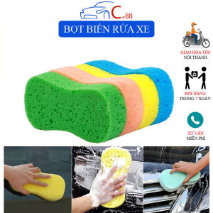 (11) Miếng Bọt Biển Rửa Xe Ô Tô Xe Máy Vệ Sinh Xe Đa Năng Cỡ Lớn