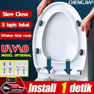 Muat Semua Toilet CHENGJIA: Tutup Closet Duduk & WC Duduk