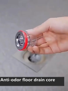 จุกปิดท่อระบายน้ํา วาล์วทางเดียว ฝาครอบท่อระบายน้ํา ป้องกันแมลง ป้องกันกลิ่น อุปกรณ์เสริม สําหรับห้องน้ํา ห้องค ที่ปิดท่อน้ํา ห้องน้ํา ทองเหลือง