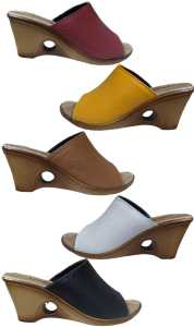 sandal kulit sapi sukaregang garut sol bolong motif kayu tinggi 7cm sandal wanita casual modis sandal wedges sandal hak tinggi
