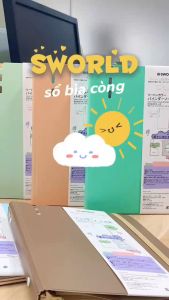 Sổ Bìa Còng Hai Tông Màu 50 Trang Khổ A5 Sworld CF1234 Bìa Đẹp Giấy Mịn Phù Hợp Ghi Chép Học Tập & Công Việc