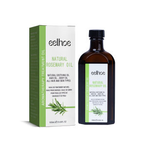 Eelhoe Natural Rosemary Hair Repair Oil for Dry Hair Strengthening Oil Organics Rosemary Mint Daily Use Repair Damaged Dry Curl Fluffy Hair Refreshing Straightening Hair Growth Rosemary Oil