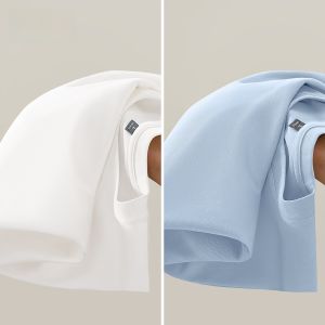 White Pure Cotton Long Sleeve T-Shirt Mens Basic Style Spring Autumn Casual Wear Breathable Comfortable round Neck Top