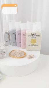 Cat Litter ทรายแมวเต้าหู้ 6 ลิตร/2.5Kg 100% ออร์แกนิค เสริมและไม่ซ่อมได้ การดูแลรักษานมักของแมว ทรายแมว Pet Care Stores