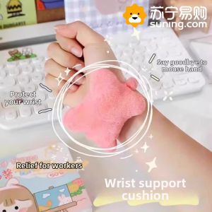 Office Mouse Pad Wrist Support Small Pillow Anti-Wear Hand Pad Tendonitis Prevention Tool Universal Scene Application