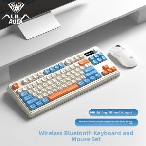AULA | Multi-Connectivity RGB Mechanical Feel Keyboard
