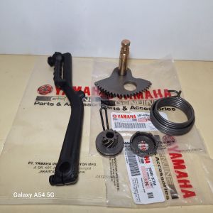 Paketan komplit kick stater xeon rc selahan engkolan+as selah gigi kampak+per+pinion Xeon injeksi