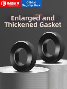 Black Thickened Flat Washer High Strength Pressure Plate round Pad M6 M8 M10 M12 M16 Hardware Fasteners Plain Washers