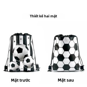 Ba Lô Dây Rút Bóng Đá Cho Trẻ Em - Bộ 3/6/12 Chiếc Túi Vải Không Dệt Đựng Quà Tặng Cho Bữa Tiệc Thể Thao Quà Tặng Sinh Nhật