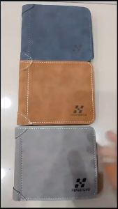 Hengsheng Dompet Uang Lipat 1166-1 Bahan Sintetis Lembut Muat Banyak