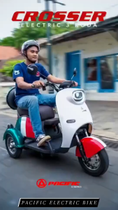 Sepeda Listrik Roda Tiga Pacific Crosser