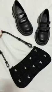 Túi Xách C N K New 2023 Tai Thỏ Tweed Siêu Hot 3 Màu Xinh Xắn Kèm Ảnh Thật Shop 100% (Auth Tuồn)