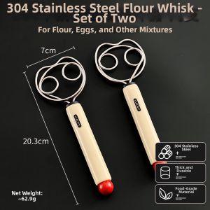 Manual Kitchen Mixer for Baking Egg Beating Dough Non-Stick Flour Stirring Tool Home Use Cooking Gadgets Worthbuy G22389