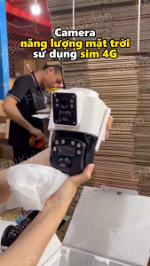 【Fnkvision】Camera năng lượng mặt trời 4G Yoosee xoay chuyển quan sát 360 độ bảo hành 12 tháng