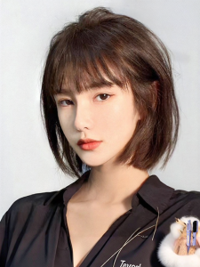 MENGSIQIAN | Real Hair Full Wigs Bob Hairstyle