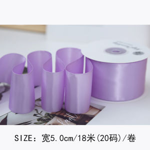 High Quality Double-Sided Polyester Satin Ribbon 5cm Wedding DIY Butterfly Knot Gift Packaging Fabric Accessories Silk Ribbon