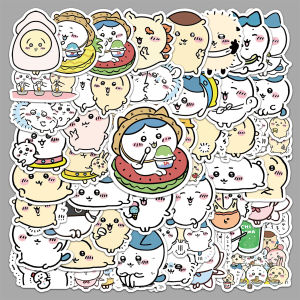 Bandai | Sticker Pack 51pcs Kawaii Usagi Hachiware Cartoon Decals Cute Diary Decoration Seal Label Water Bottle Phone Random Mix