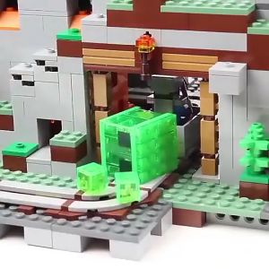 533Pcs 3D Minecraft toys toys underground mine building blocks toys educational toys for kids