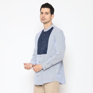 kemko salur Full kancing/ kemeja Koko pria lengan panjang by binauf Koko al amwa kurta samase Uhud bunayya fadkhera