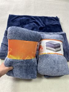 Thickened Double Layer Single Fleece Blanket High Grammage Skin-friendly Warmth Absorbent Sweat Heat Generating Home Use Blanket