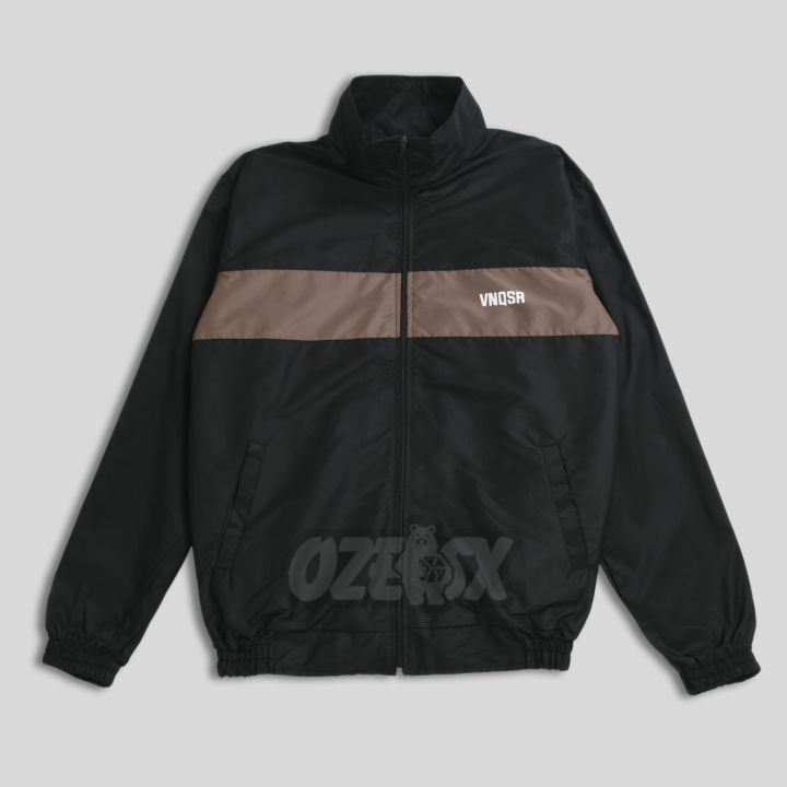 Jaket Tracksuit Casual Running Vnqsr Pria Jaket Tracktop Parasut Unisex