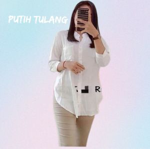 KEMEJA V NECK RAYON TUWIL PREMIUM TERBARU 2024