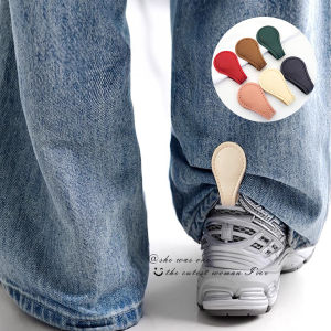 Amoki【Ready in Stock】 Fashion Protable Magnetic Button Shirt Clips Adjustable Trouser Legs Clothes Accessories 1Pc