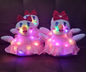 Boneka Mixue King Ice Cream and Tea LED Lampu