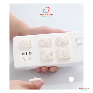 Nút bịt ổ điện 2 chấu chống giật chống cháy bảo vệ an toàn cho bé