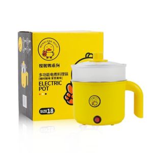 nồi lẩu đa năng kèm xửng hấp 2 món con vịt vàng