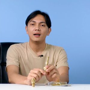 Semprotan Air Kuningan Hose Nozzle Kepala Cuci Mobil 4 titik/6 titik pemasangan universal