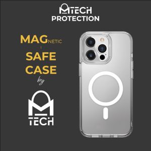 MTech Protection iPhone 17 16 15 14 Pro Max Air Mag Safe Case 13 Plus Samsung S25 S24 S23 S22 Ultra Transparent Magnetic Clear