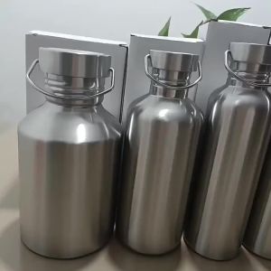 Bình Nước Thép Không Gỉ Dung Tích Lớn 500/750/1000ml Bình Giữ Nhiệt Chân Không Thành Đơn Có Nắp Thân Thiện Với Môi Trường Dụng Cụ Uống Nước Thể Thao Dành Cho Xe Đạp