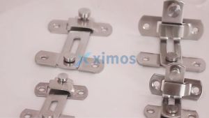 90° 180°Stainless Steel Brushed Finish Door Hasp Latch Lock Latch Lock Sliding Door for Window Cabinet Fitting Room