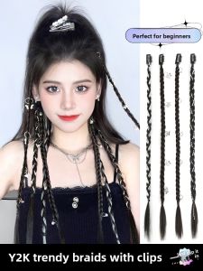 JUZITING | Grab Clip Fake Braids