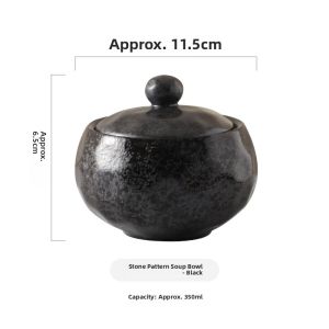 Retro Ceramic Soup Bowl for Hotel Use High End Restaurant Special Dim Sum Bowl Commercial Grade Water Separation Soup Bowl