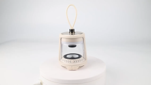 RICHMENT Outdoor Multifunctional Waterproof Bluetooth Camping Lamp Wireless Speaker Rechargeable Camping Lamp Tent Retro Atmosphere Light