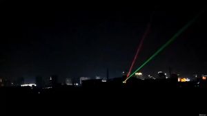 Công suất cao USB Laser 303 Green Laser Pointer - 532nm Focus Điều chỉnh Red/Green/Purple Dot 5mw Kết hợp tập trung có thể nhìn thấy