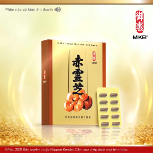 Xích Linh Chi Mikei Nhật Bản Hỗ Trợ Bảo Vệ Gan Bồi Bổ Sức Khoẻ Tăng Cường Miễn Dịch Hộp 60 Viên