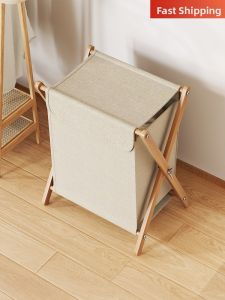Foldable Large Capacity Lidded Laundry Basket