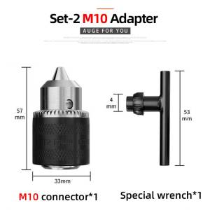 M14/M10 Angle Grinder Drill Adapter - Universal Electric Tool Converter for Metal Cutting/Wood Sanding DIY Workshop Accessory