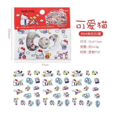 สติกเกอร์ sanrio 45 ชิ้น