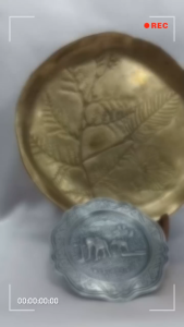 [ Woosilver ] Bộ Đĩa Decor Nghệ Thuật Vintage - Secondhand - BB242