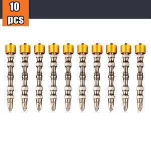 PH2 Hardness 65/110mm Screwdriver Bit Double Cross Head Hexagonal Handle Electric Screwdriver with Magnetic Ring Screwdriver Set