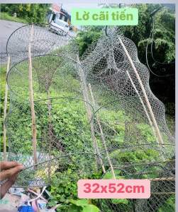 Lờ bắt cá Lờ xếp Lờ cải tiến Kích cỡ 32cm x 52cm Lờ cá sặc Cá Rô Lợp cá lóc Bắt Cua