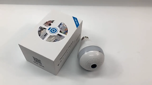 V380 PRO 1080P HD Light Bulb Wi-Fi CCTV Panoramic Security Camera: Easy Install 360 Panoramic Camera Fisheye System