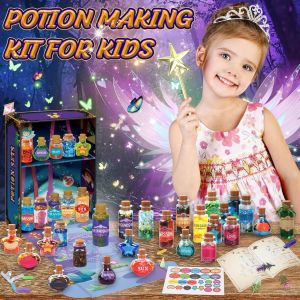 Hộp Quà Tặng Phù Thủy Nhỏ Hộp Đựng Potion DIY Hộp Đựng Đồ Dùng Thí Nghiệm Quà Tặng Sinh Nhật Cho Bé Trai Và Bé Gái Hộp Đựng Potion