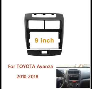 9inch 2 Din Car Radio Stereo Dashboard Modification Fascia Frame Panel for Toyota Avanza 2011-2018