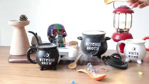 Bandai | Creative water cup coffee cup magic witch crucible ceramic mug milk coffee cup witch soup bowl crucible