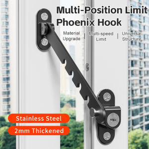 1pcs Window Limiter Latch Position Stopper Casement Wind Brace Home Security Door Window Sash Lock Child Safety Protection